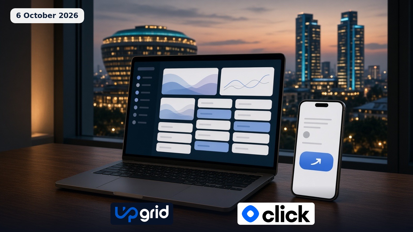 You can now pay for UpGrid CRM with Click